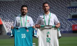 العراق بالزيّ الأخضر والجزائر بالزيّ الأبيض، في مواجهةِ الغد بكأس العرب.